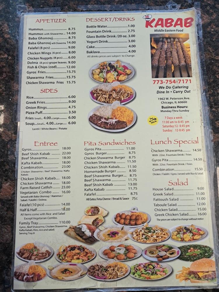 Mr. Kabab Menu image 1